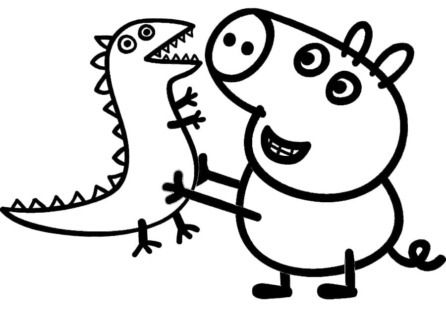 Джордж и его динозаврик